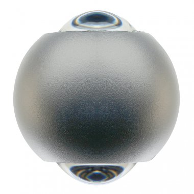 Фотография товара 'Feron Светильник накладной, (-) , 2*1W, (4000К), 175-265V, 170Lm, IP54, цвет серый, корпус алюминий, рассеиватель стекло, 51132'