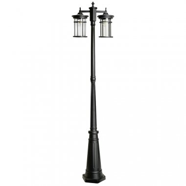 Фотография товара 'Feron Светильник садово-парковый, серии «Турин», (НТУ) E27, 230V, IP44, цвет черный, цилиндр, столб, 51822'