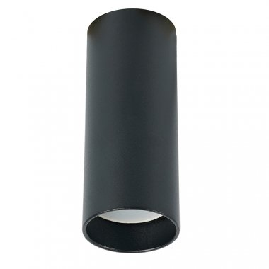 Фотография товара 'Feron Светильник накладной под лампу, спот (-) , GU10 35W, 230V, IP20, цвет черный, корпус алюминий, 40*40*100, 51922'