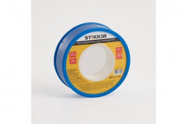 Фотография товара 'Feron 39914 INTP12-07512-12 уплотнительная лента тефлоновая ФУМ, 0,3 г/м3 , 0,075*12 мм'