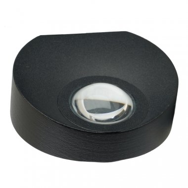 Фотография товара 'Feron Светильник накладной, (-) , 2*1W, (3000K), 175-265V, 170Lm, IP54, цвет черный, корпус алюминий, рассеиватель стекло, 51141'