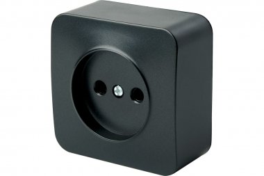 Фотография товара 'Feron 49313 Розетка STEKKER MST10-11-02 на 1 гнездо, без заземления'