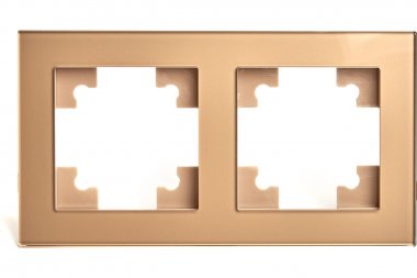 Фотография товара 'Feron 49034 Рамка STEKKER GFR00-7002-08 на гнездо размер 155*84*9мм'