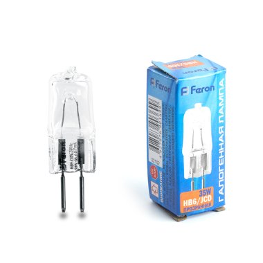 Фотография товара 'Feron Лампа галогенная (КГЛ) капсульная HB6, JCD/G5.3 35W 230V, 2102'