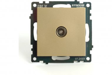 Фотография товара 'Feron 49228 Розетка STEKKER GLS00-7108-08 на 1 гнездо'