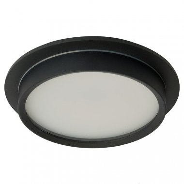 Фотография товара 'Feron Светильник потолочный встраиваемый (ФВО) , под лампу GX70 GX70, черный, круг, 51106'