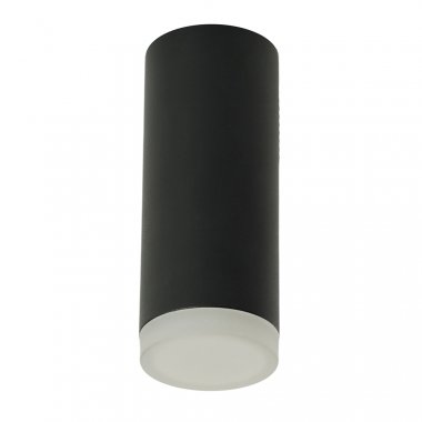 Фотография товара 'Светильник накладной под лампу, спот (-) , GU10 35W, 230V, IP20, цвет черный, корпус алюминий, акрил, 40*40*100, 51388'