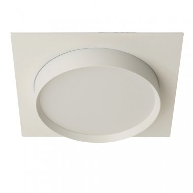 Фотография товара 'Feron Светильник потолочный встраиваемый (ФВО) , под лампу GX53 GX53, белый, квадрат, 110*110*40 мм, 51358'