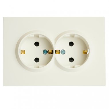 Фотография товара 'Feron 49882 Розетка STEKKER RST16-5114-01 на 2 гнездо, -, с заземлением'