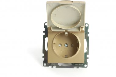 Фотография товара 'Feron 49222 Розетка STEKKER GLS16-7112-08 на 1 гнездо, с крышкой'