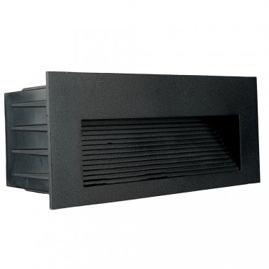 Фотография товара 'Feron Светильник встраиваемый светодиодный, для лестничной подсветки (ДВУ)  , 5W 4000К (белый натуральный), 110-265V, 80Lm, IP65, угол рассеивания 120°, 51956'