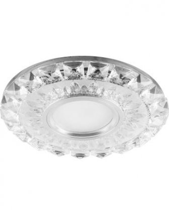 Фотография товара 'Feron 28897a Светильник потолочный встраиваемый (ИВО) CD922, под лампу с LED подсветкой 15LED*2835'