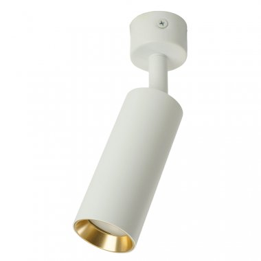 Фотография товара 'Feron Светильник накладной под лампу, спот (-) , GU10 35W, 230V, IP20, цвет белый+золото, 51380'