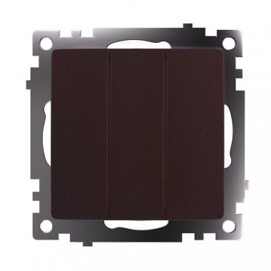 Фотография товара 'Feron 49175 Выключатель трехклавишный STEKKER GLS10-7108-04, серия Катрин'