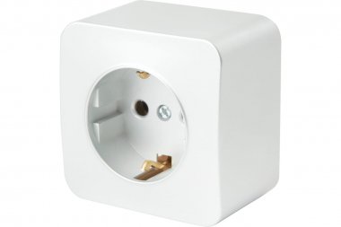 Фотография товара 'Feron 49302 Розетка STEKKER MST16-11-01 на 1 гнездо, с заземлением'