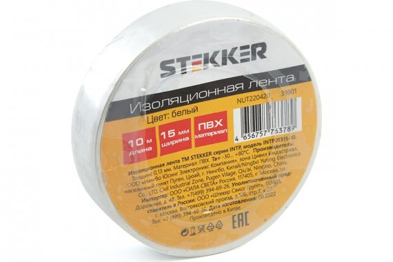 Фотография товара 'Feron 39901 Изолента STEKKER INTP01315-10'