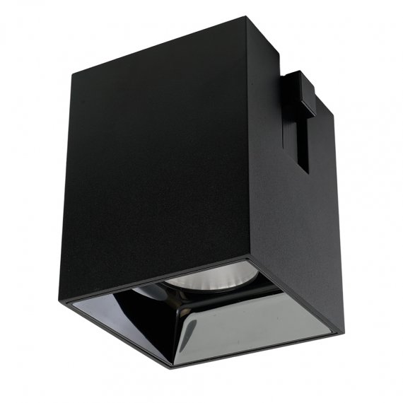 Фотография товара 'Feron Светильник трековый на шинопровод, - (ДПО) , 20W, 4000К (белый), 48V, 1800Lm, цвет черный, корпус алюминий, рассеиватель поликарбонат, 51592'