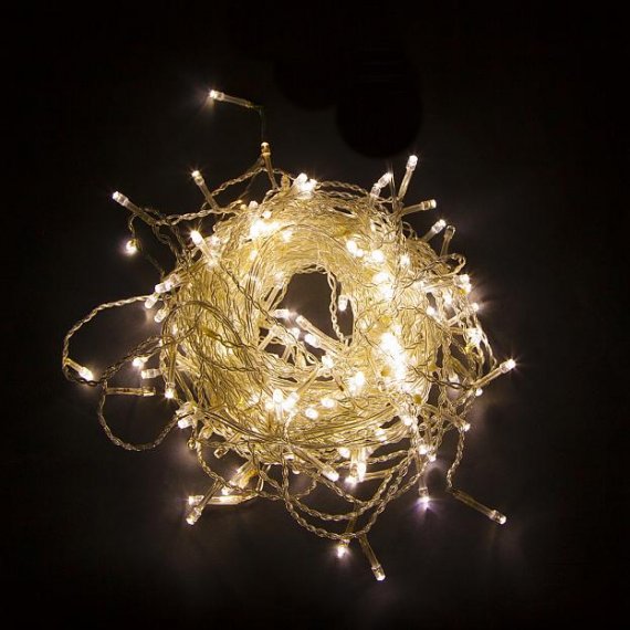 Фотография товара 'Feron CL22 Гирлянда дождь , 200LED, 2700К, IP44, 10W, от сети 230V'