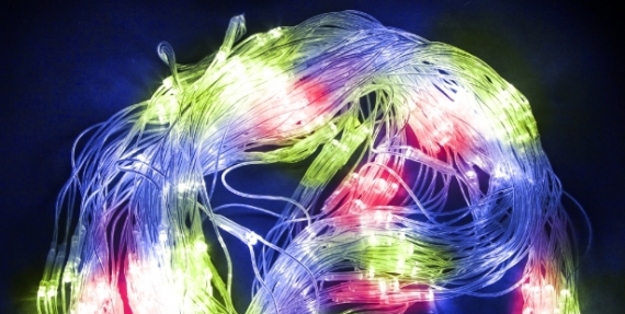 Фотография товара 'Feron CL70 Гирлянда сеть , 160LED, IP20, 9,6W, от сети 230V'