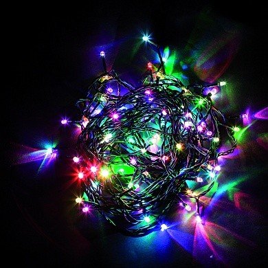 Фотография товара 'Feron Гирлянда линейная CL03, 40LED, IP20, 2,4W, от сети 230V с контроллером'