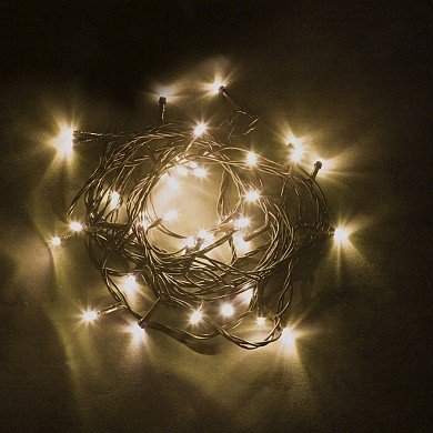 Фотография товара 'Feron Гирлянда линейная CL04, 60LED, 2700К, IP20, 3,6W, от сети 230V'