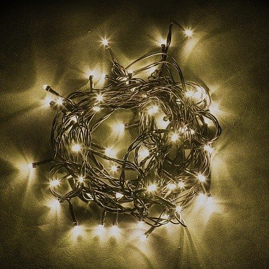 Фотография товара 'Feron Гирлянда линейная CL07, 400LED, 2700К, IP44, 24W, от сети 230V'