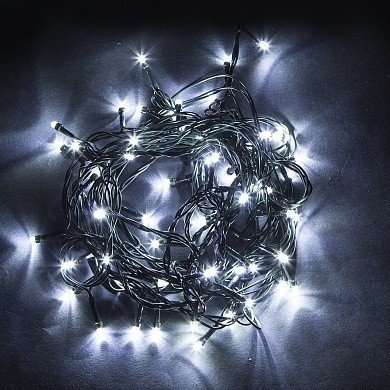 Фотография товара 'Feron Гирлянда линейная CL07, 400LED, 5000К, IP44, 24W, от сети 230V'