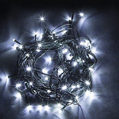 Фотография товара 'Feron Гирлянда линейная CL07, 400LED, 5000К, IP44, 24W, от сети 230V'