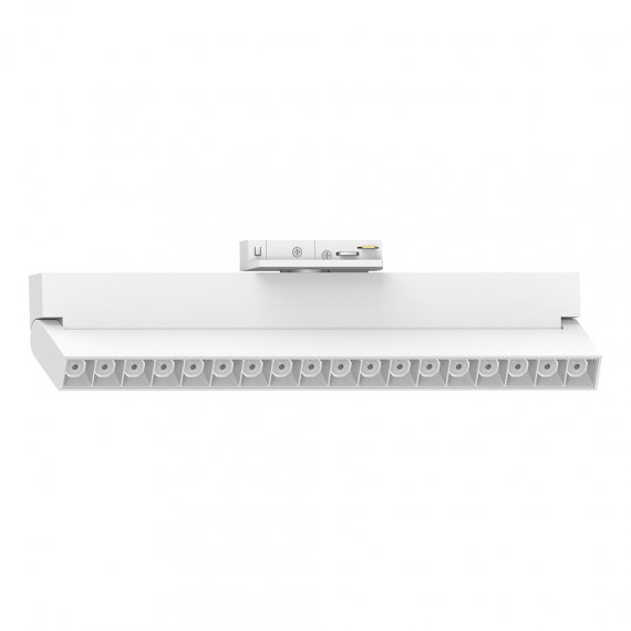 Фотография товара 'Feron Светильник трековый на шинопровод, - (ДПО) , 18W, 4000К (белый), 170-265V, 1620Lm, цвет белый, корпус алюминий, рассеиватель поликарбонат,/↓90°, 51717'