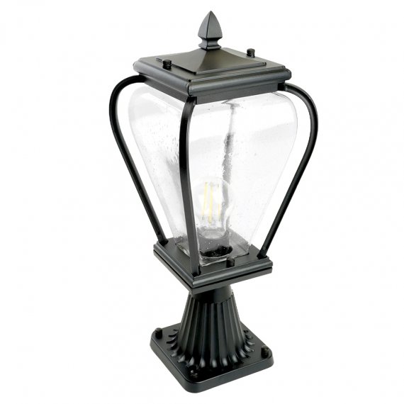 Фотография товара 'Feron Светильник садово-парковый, серии «Бильбао», (НТУ) E27, 230V, IP44, цвет черный, на постамент, 51275'