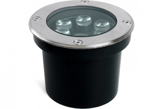 Фотография товара 'Feron 48453 Тротуарный светильник светодиодный, встраиваемый (ДВУ) SP2802, 6W, 3000К'