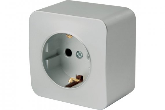 Фотография товара 'Feron 49326Розетка STEKKER MST16-11-03 на 1 гнездо, с заземлением'