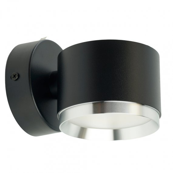 Фотография товара 'Feron Светильник накладной под лампу, (-) , GX53 12W, 230V, IP20, цвет черный + хром, корпус алюминий, 51691'