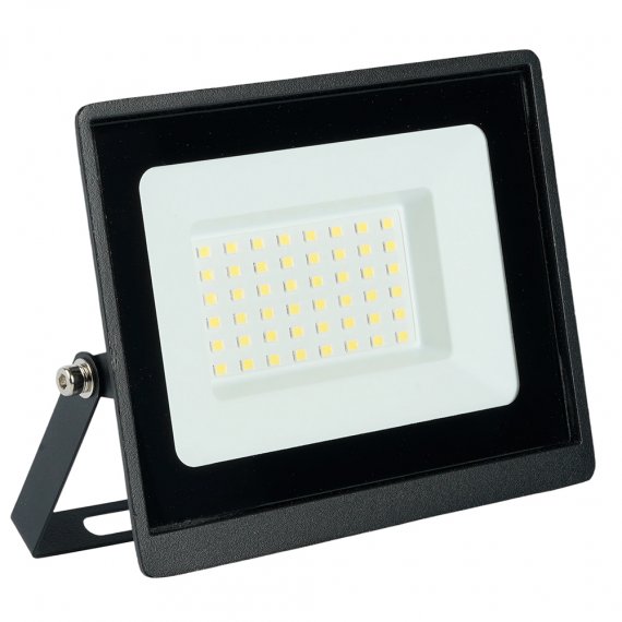 Фотография товара 'Feron Прожектор светодиодный многоматричный с монтажным креплением на кронштейн, (ДО) , 50W, 6400К (холодный белый), 52108'