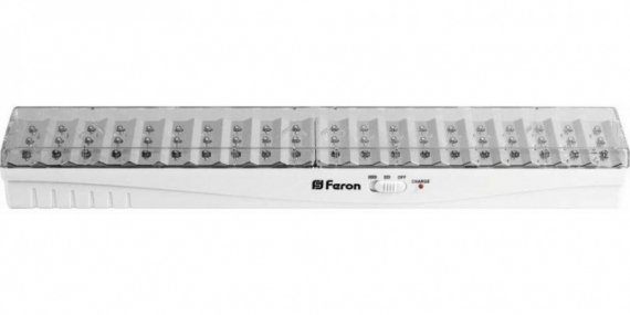 Фотография товара 'Feron EL19 Светильник аккумуляторный DC, 60LED/дневной, 230V, IP20'