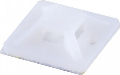 Фотография товара 'Feron SMCL3030  Площадка под хомут самоклеющаяся, размер 30*30мм, материал: нейлон'