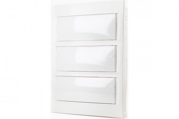 Фотография товара 'Feron 49640 EBX50-2/36-40 Бокс встраиваемый 36 модулей, белый, пластик, IP40, серия Standart'