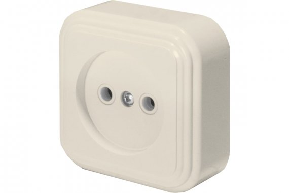 Фотография товара 'Feron 49061 Розетка STEKKER PST16-20-20 на 1 гнездо, без заземления'