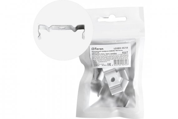 Фотография товара 'Feron 48258 Крепеж для профиля LD383 «накладной»'