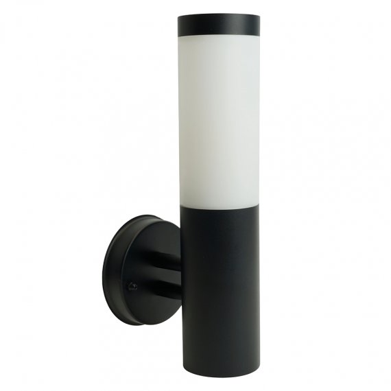 Фотография товара 'Feron Светильник садово-парковый, серии «Техно», (НБУ) RAL color 9005 E27, 230V, IP44, цвет черный, на стену вверх, 51522'