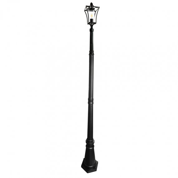 Фотография товара 'Feron Светильник садово-парковый, серии «Милан», (НТУ) E27, 230V, IP44, цвет черный, столб, 51273'