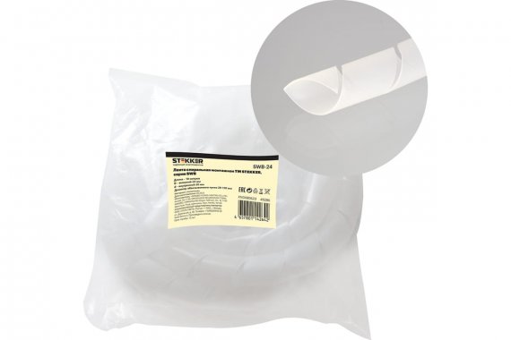 Фотография товара 'Feron 49286 SWB-24 Лента спиральная монтажная, диаметр пучка 20-130 мм'