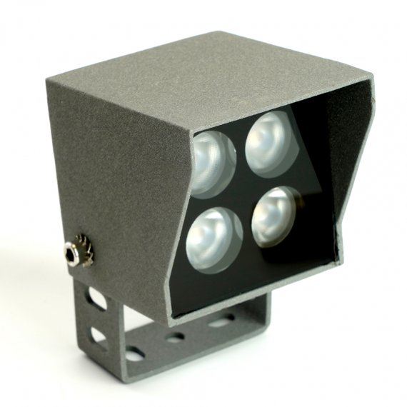 Фотография товара 'Feron Прожектор ландшафтно-архитектурный светодиодный, на кронштейн (ДДУ) 4W, (красный), 220-240V/50Гц, IP66, угол рассеивания 20°, 51696'