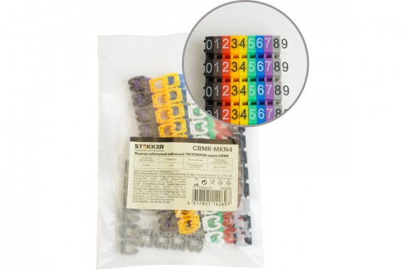 Фотография товара 'Feron 49398 Кабель маркер МКН электромонтажный STEKKER CBMR-MKN4'