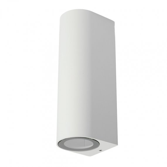 Фотография товара 'Feron Светильник садово-парковый, серии «Бостон», (ДБУ) 2*GU10, 230V, IP54, цвет белый, на стену , 51313'