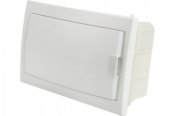 Фотография товара 'Feron 49636 EBX50-2/08-20 Бокс встраиваемый 8 модулей, белый, пластик, IP20, серия Standart'