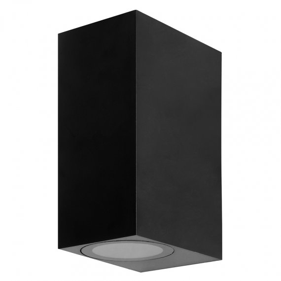 Фотография товара 'Feron Светильник садово-парковый, серии «Бостон», (ДБУ) GU10, 220-240V, IP54, цвет черный, прямоугольник, на стену , 51546'