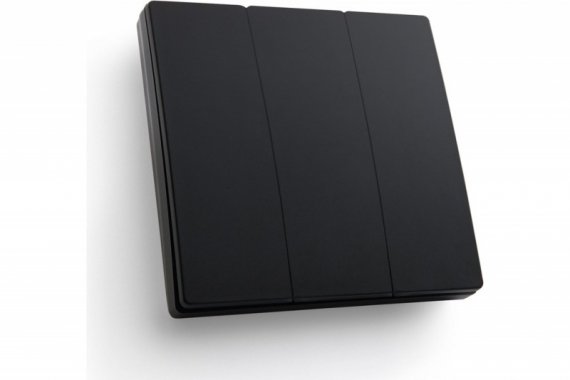 Фотография товара 'Feron Выключатель дистанционного управления 230V 500W трехклавишный, TM83, черный 41724'