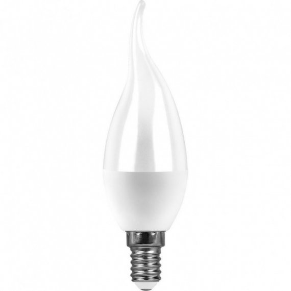 Фотография товара 'Feron Лампа светодиодная, 13W 230V E14 4000K на ветру C37T, SBC3713'