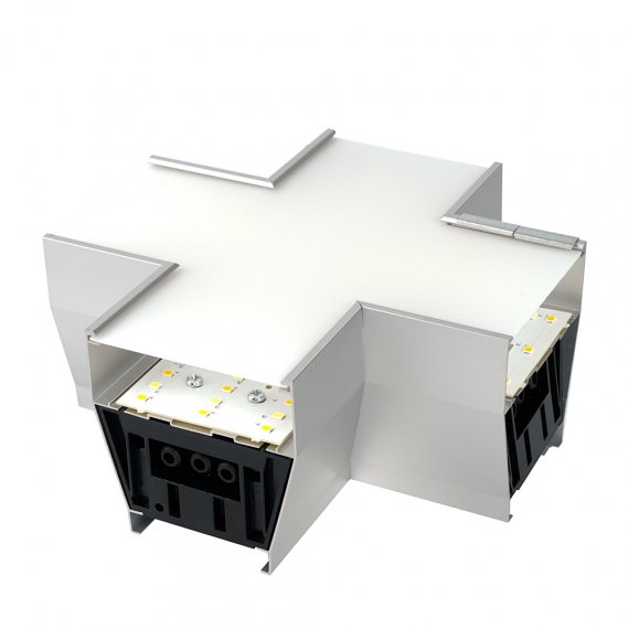 Фотография товара 'Feron Светильник линейный светодиодный, (ДПО) , 6W, 3000/4000/6400К (3000К-6400K), 180-265V, 660 Lm, IP20, цвет серебро, 51874'